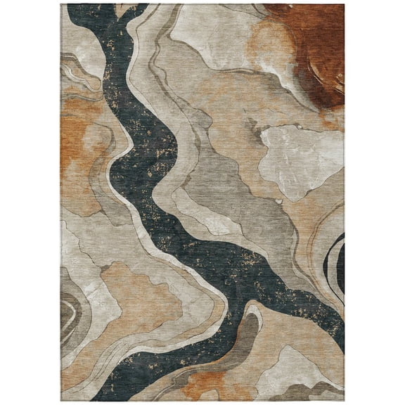 Dalyn Rugs Machine Washable Indoor/Outdoor Chantille ACN2219 Putty 2'6" x 3'10" Rug