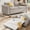 Beige, variant on Mjkone Full Size Convertible Pull Out Sleeper Sofa Bed with Mattress for Living Room, Apartment or Office,Beige