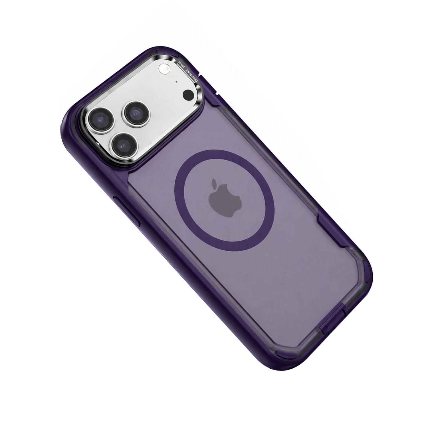 Heavy-Duty Magnetic Case with Camera Kickstand for iPhone 17 Pro Max - Purple