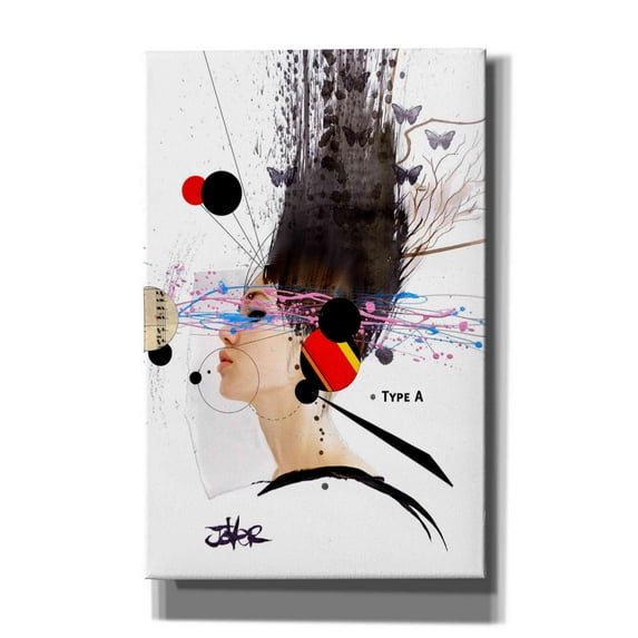 Epic Graffiti 'Type A' by Loui Jover, Canvas, Wall Art, 26"x40"