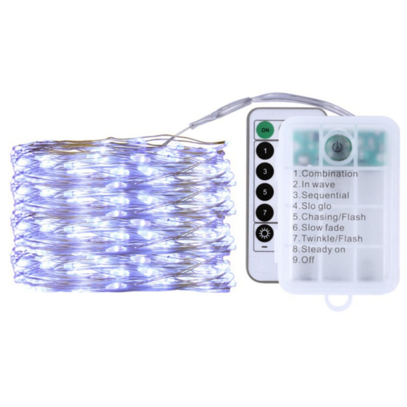 Big Clearance! Lights Colored Copper Wire Battery Lights Waterproof