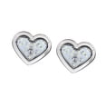 thumbnail image 4 of S SERENABLE 2Pcs Generic Heart Shaped Side Markers Lights 24V Taillight LED Light White, 4 of 9