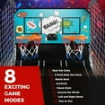 thumbnail image 2 of KOTEK Basketball Arcade Game Indoor, Foldable Dual Shot Electronic Basketball Games for 2 Players w/8 Game Options & LED Scoring System, Basketball Hoop Arcade for Family Home Play (Green), 2 of 13