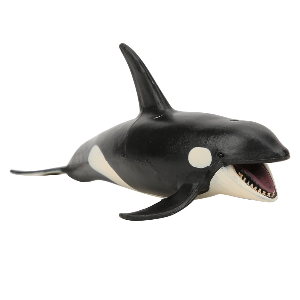 21cm Killer Whale Orca Realistic Ocean Sea Animal Figure Solid Plastic Toy Model 