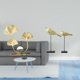 thumbnail image 2 of Estatua de figura,Estatuas de hojas y flores de metal,esculturas decorativas,Figuras decorativas para el hogar,para estante,mesa o vitrina.,Estatuas de pájaros,Estatuas de pájaros de madera, 2 of 8