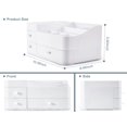 thumbnail image 3 of ONXE Organizador de maquillaje con cajones, organizador de encimera de gran capacidad para tocador, escritorio de baño y dormitorio, organizador de cosméticos para el cuidado de la piel, cepillos, som, 3 of 5