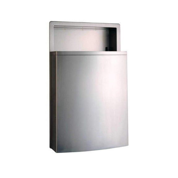 Bobrick B-43644 - ConturaSeries� Recessed Waste Receptacle with LinerMate