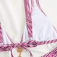 thumbnail image 5 of Bainana Women'S Two Piece Bikini Set Floral Print Swim Tops And Swim Bottoms With Tie Side Adjustable Straps Swimsuit Sexy Stylish Ladies Summer Holiday Hawaii Beachwear Hot Pink Size L, 5 of 9