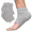 Gray, variant on ZenToes Moisturizing Heel Socks for Women – 2 Pairs Gel Lined Toeless Spa Socks to Heal and Treat Dry, Cracked Heels While You Sleep (Cotton, Gray)