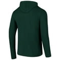 thumbnail image 3 of Men's Colosseum Green Michigan State Spartans Logo Lockup Active Blend Long Sleeve  T-Shirt Hoodie, 3 of 3
