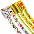 thumbnail image 4 of School Theme Craft Ribbon - 10 Yard Roll of ABC Pencil School Bus Print Ribbon for Teacher Wreaths, Gifts, Wrapping & DIY Back to School Decor, 4 of 9