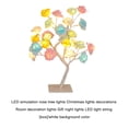 thumbnail image 3 of Billuyoard Luces de árbol de rosas simuladas: las ramas ajustables para diseños y formas personalizados pueden libremente y forma a cada Type2 NO2, 3 of 6