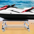 thumbnail image 7 of Watercraft PWC Dolly Boat Jet Ski Stand Storage Trailer Watercraft Cart with 4 Universal Wheels 1000lb Capacity Sailboat Trailer Dock Slipway Cart for Ski Boat Fishing Boat Sailboat Trailer, 7 of 7