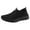 Black, variant on WILLBEST Mens Sneakers Size 14 Extra Wide Men Sports Shoes Fashionable New Pattern Simple Pure Color Mesh Breathable Comfortable Lightweight Casual Shoes 2024