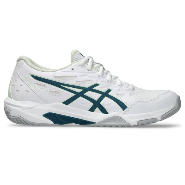Zapatillas de Voleibol ASICS Gel-Rocket 11 para Mujer Blanco/Turquesa Profundo