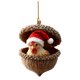 thumbnail image 4 of Colgante Decorativo Adornos Navideños De Animales Del Bosque 2D De 8cm, Acrílicos, Con Estampado Animal, Para Decorar El Hogar (1 Unidad) Rkxzt, 4 of 8