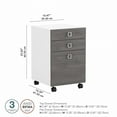 thumbnail image 2 of BBF Echo 3 Drawer Mobile File Cabinet, 2 of 9