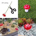 thumbnail image 2 of 20pcs (20X2cm)Mini Garden Decorative Mushrooms Flower Pots Pot Statues Garden Decorations, 2 of 5