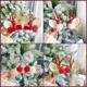 thumbnail image 2 of 2 piezas/juego de pinzas para el pelo con orejas de alce de Navidad Kawaii para mujer y niña, horquillas para el pelo de Papá Noel y muñeco de nieve, pasadores para fiesta de Navidad para niños, tocad, 2 of 5