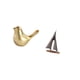 thumbnail image 5 of Figura de pájaros,Figura de pájaro dorado,decoración del hogar,estatua de animal,Escultura de velero,Estatua de velero Decoración de velero Barco de vela,Figura de velero modelo escultura, 5 of 8