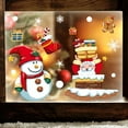 thumbnail image 2 of Christmas Wall Decals PVC Christmas Wall Stickers Removable Santa Wall Murals Peel and Stick Wall Decor for Bedroom Living Room Nursery Xmas Winter New Year Party Supplies, 2 of 6