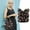 🔥 Multicolor, variant on Msgweeeg Beaded Shoulder Bag Travel Sling Bag for Men Large Capacity Multipurpose Shopping Bag Tote Bag Telescopic Bag Pleated Bag for Work and Office