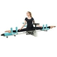 thumbnail image 6 of 1 PCS Leg Stretcher- 330.7lbs Heavy Duty Split Machine for Leg Stretching- Flexibility Stretching Equipment- Ballet, Yoga, Dance, Martial Arts- Home Yoga Gym(Cyan), Load Capacity: 150kg/330.7lbs, 6 of 9