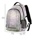 thumbnail image 2 of FORMRS Kids School Backpack Elementary Student Unisex Travel Bookbag with Reflective Stripes, Purple Deer, 2 of 7