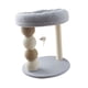 thumbnail image 4 of Rascador para gatos pequeños, mueble con forma de para gatos pequeños, con pelota de juguete, juguete interactivo para gatos, rascador de sisal azul, 4 of 8