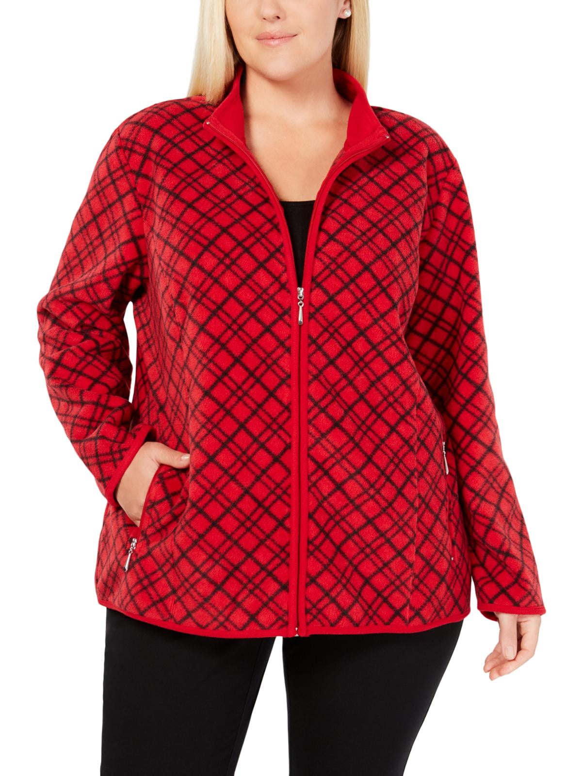 karen scott sport fleece jacket