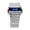 Silver, variant on Alloy Watch LED Digital Display Quick Release Fashionable Men Watch Silver Blue Light 3.54 in / 9 cm Pack