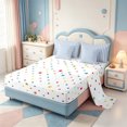 thumbnail image 3 of Erosebridal Linear Geometric 7 Pieces Full Size Bedding Sets,Modern Striped Full Size Bed in a Bag,Polkadot Reversible, 3 of 7
