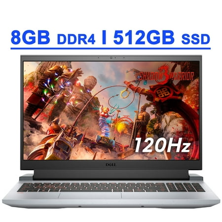 Dell G15 Ryzen Edition 15 Premium Gaming Laptop 15.6" FHD 120Hz Display AMD Octa-Core Ryzen 7 5800H 8GB DDR4 512GB SSD GeForce RTX 3050 Ti 4GB Backlit Keyboard HDMI USB-C WiFi6 Nahimic Win11