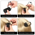 thumbnail image 4 of [Tools & Hardware] A Set of 18 Pcs Satin Rollers Kit for Black Hair,1.42 Inch Foam Sponge Rollers,Black Silk Satin Wrapped Hair Curlers for Hairdressing Styling, 4 of 6