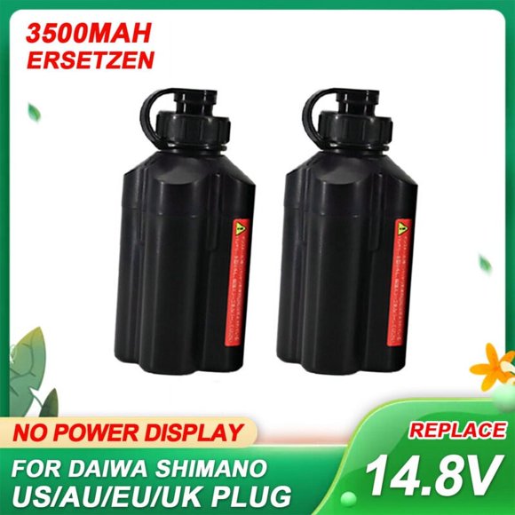 BM3500 2pcs Battery Electric Sea Fishing Wheel Battery Replace for BM2900 BM2300N BM2000 BM2000II BM2300C BM2300 LB3100C LB3100N, Compatible with Daiwa TANACOM 750 TANACOM 1000,14.8V 3500mAh
