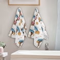 thumbnail image 4 of 2-Piece Polyester cotton Towel Set Absorbent Pool Float Otter Hand Towel Bath Towel Soft and Comfortable Machine Wash 28.3x14.4, 4 of 7