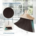 thumbnail image 2 of FGY Broom and Dustpan Set with Removable Handle for Indoor and Pet (Brown), 2 of 7