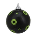 thumbnail image 2 of Vickerman M144384 Teal Sea Blue Polka Dot Candy Ball Ornament, 8 in., 2 of 7