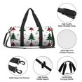 thumbnail image 6 of Easygdp Buffalo Plaid Christmas Trees Travel Bag, Camping, Weekend, Carry On Overnight Duffel Bag with Shoulder Strap, 6 of 8