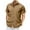 Khaki, variant on Summer Shirts for Men Solid Color Tops Basic Solid Color Lightweight Breathable Moisture Wicking Shirts With Crew Neck Short Sleeves Business Outfit Summer Fashion Basic