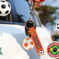 thumbnail image 6 of Soccer Football Keychains, Soccer Gifts Key Ring, Sports Fan Silicone Key Rings for Backpack, Sport Ball Car Keyrings Cute Soccers Ball Keyring, 6 of 6