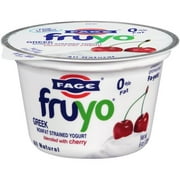 Fage Fruyo Greek Non Fat Strained Yogurt Blended With Cherry, 6 oz