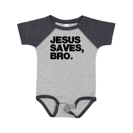 

Inktastic Jesus Saves Bro Christian Gift Baby Boy or Baby Girl Bodysuit