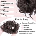 thumbnail image 2 of HAIRRO Messy Bun Hair Piece,Messy Hair Bun Scrunchies for Women Brown and Blonde Synthetic Wavy Curly Chignon Ponytail Hair Extensions 45G/1.5oz Updo Hairpiece for Daily Wear 1PCS, 2 of 7