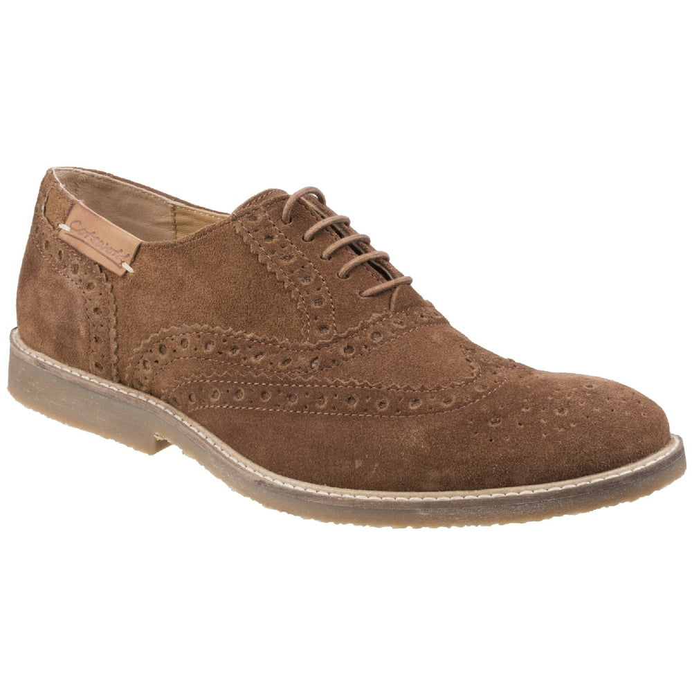 Cotswold Industries - Cotswold Mens Chatsworth Suede Oxford Brogue Lace ...