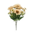 thumbnail image 2 of MTBLYS Ramo artificial de girasoles y crisantemos|arreglo floral de seda sintética para decoración del hogar|interior|exterior|patio|porche|jardín|centro de mesa|40 cm de altura|tallo de plástico, 2 of 6