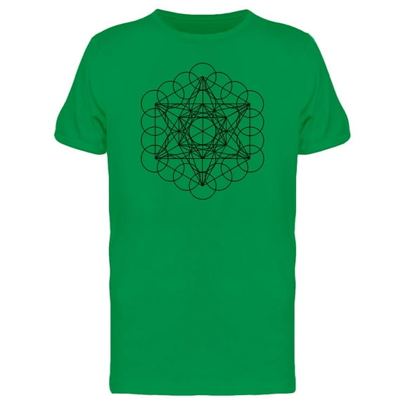 Metatron Black Mandala Tee Men's -Image by Shutterstock