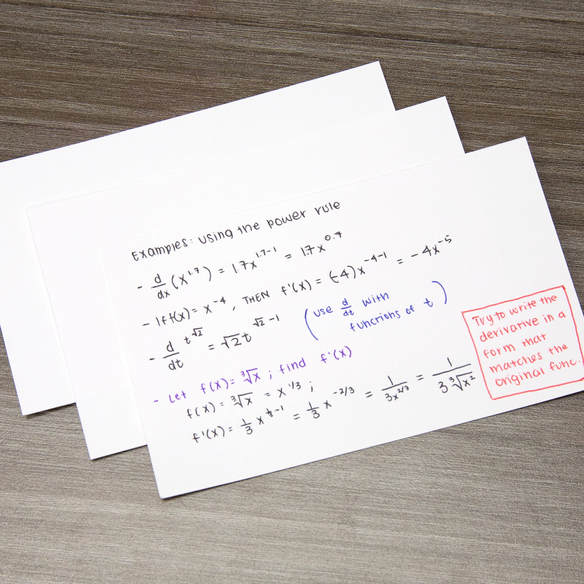 BAZIC Blank Index Cards 3"X5" 3600 Count, White Unruled Flashcards