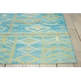 thumbnail image 4 of Nourison Madera Tribal Sky Blue 6'6" x 9'6" Area Rug, (7x10), 4 of 6