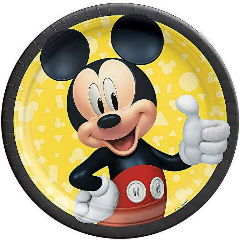 Party City Mickey Mouse Forever - Vajilla para 8 invitados, platos de  Disney, servilletas, vasos, utensilios y decoraciones